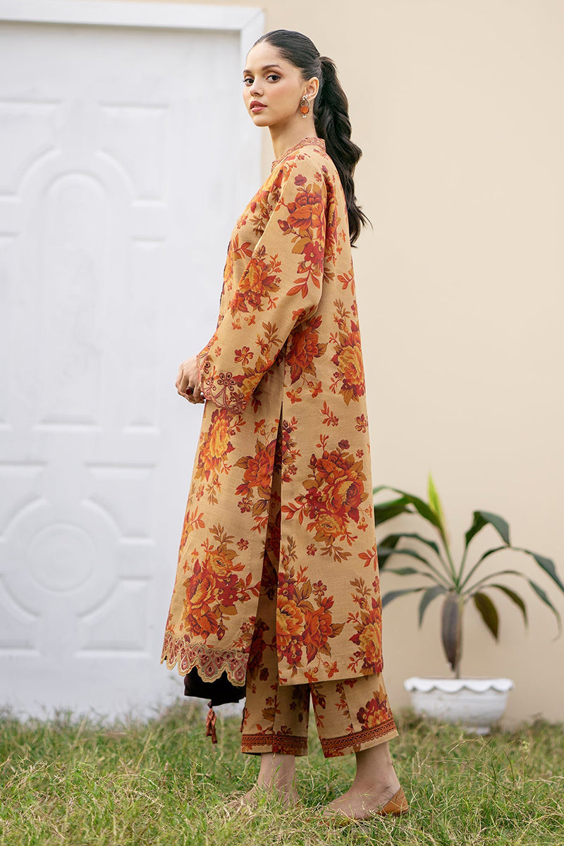 3PC DIGITAL PRINTED DHANAK SUIT-NJK956