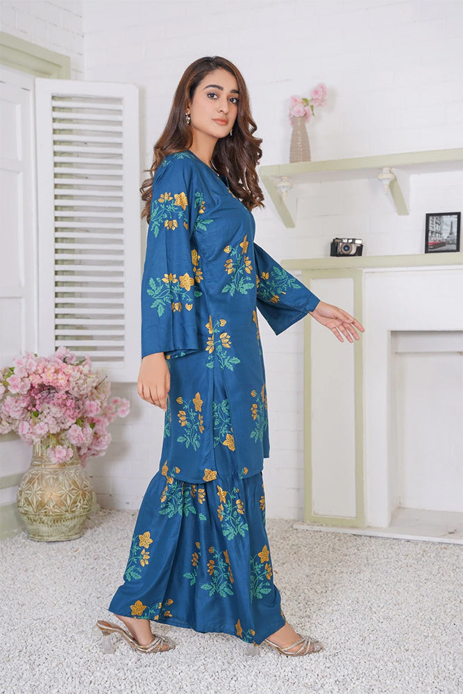 Horizon Sharara - Stitched 2 Pcs