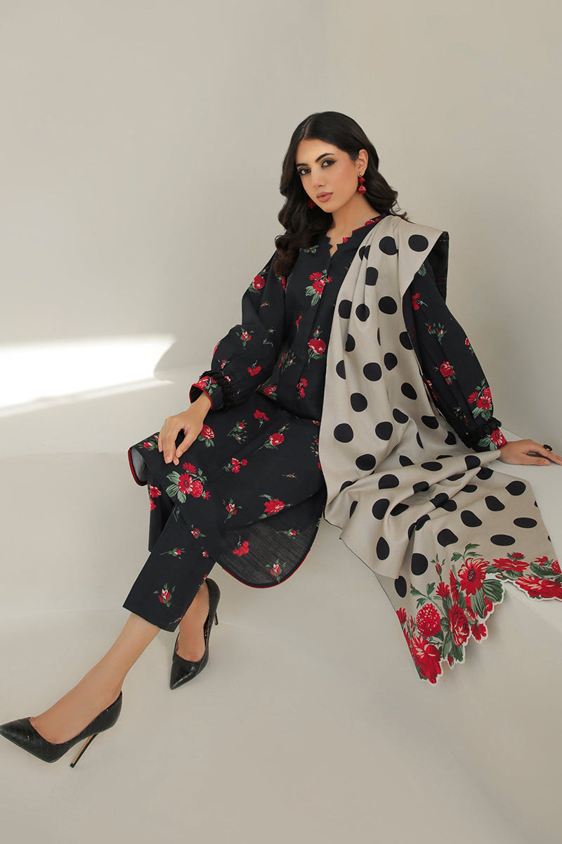 3PC DIGITAL PRINTED KHADDAR SUIT-NJK471