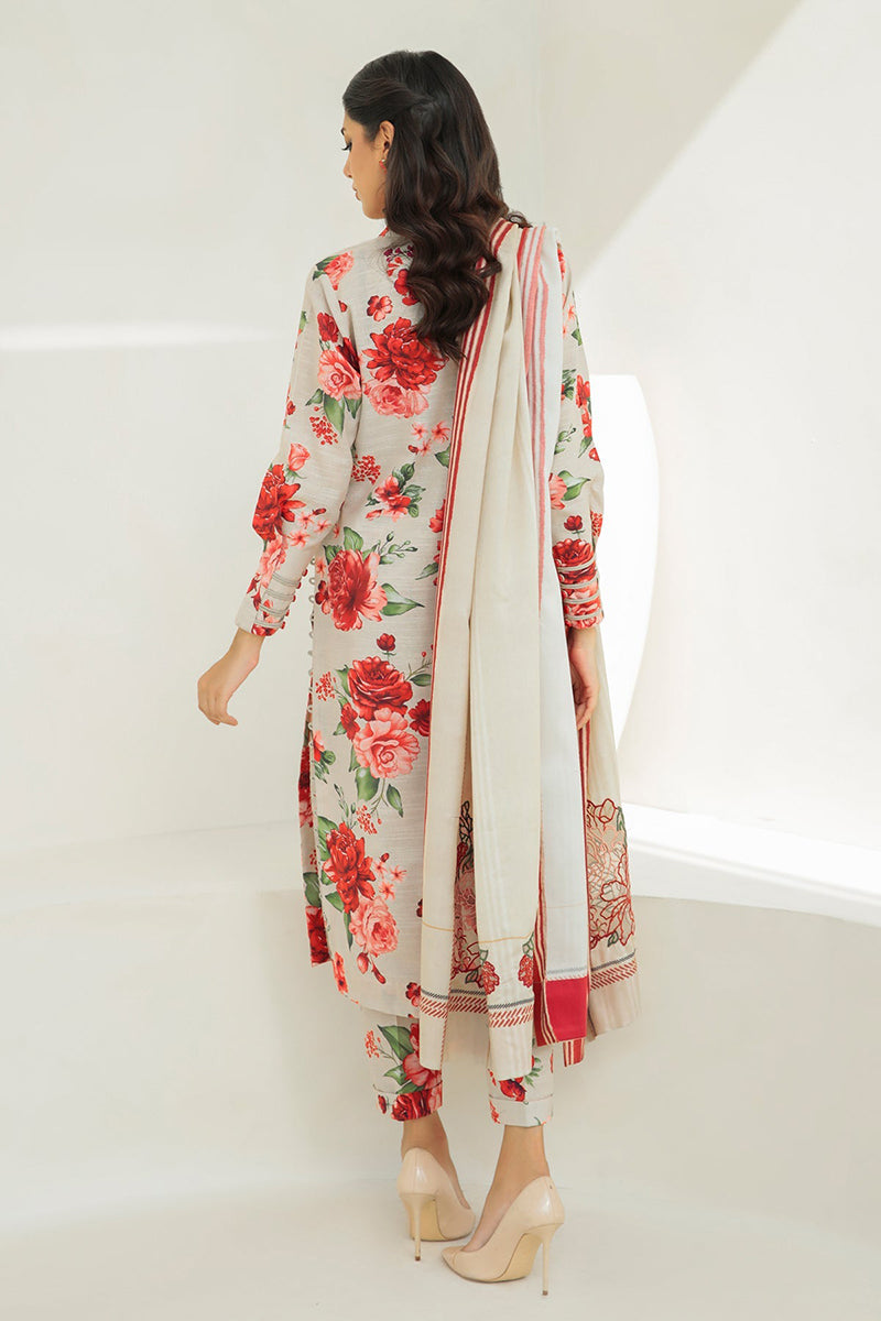 3PC DIGITAL PRINTED KHADDAR SUIT-NJK469