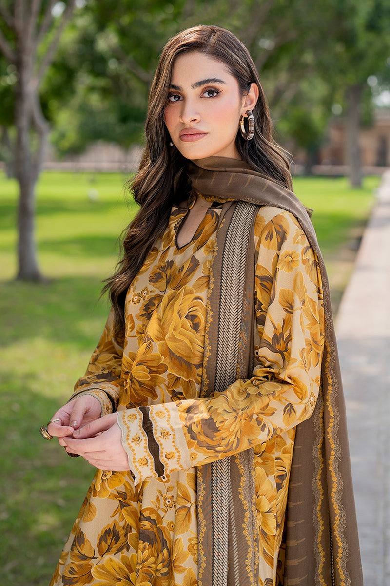 3PC DIGITAL PRINTED DHANAK SUIT-NJ835