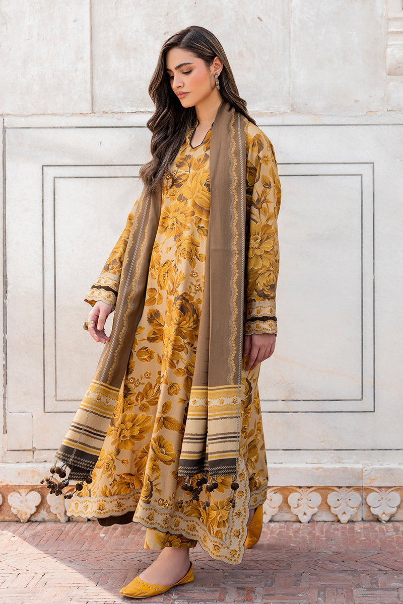 3PC DIGITAL PRINTED DHANAK SUIT-NJ835