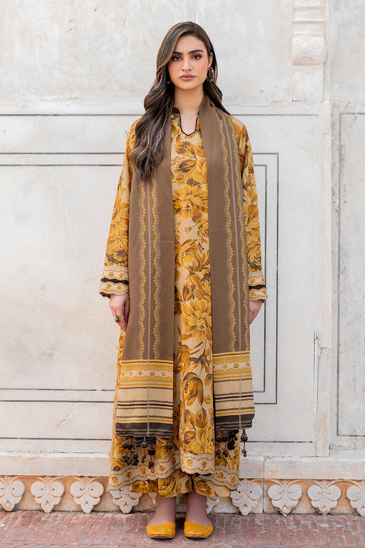 3PC DIGITAL PRINTED DHANAK SUIT-NJ835