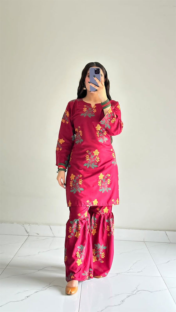 Horizon Sharara - Stitched 2 Pcs